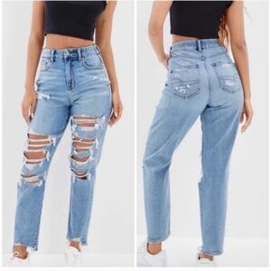 NWOT American Eagle Stretch Mom Jeans 16